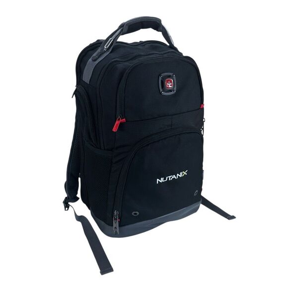 Swissgear Wenger Algorithm 16" Laptop Commuter Backpack - Black - Picture 1 of 8